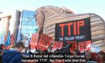 Protest TTIP in Bruxelles (februarie 2015)