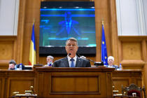 Klaus Iohannis, discurs in Parlament (foto arhiva)