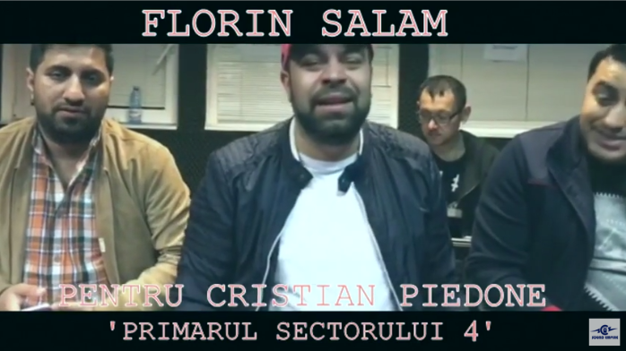 Florin Salam dedicatie pentru Piedone