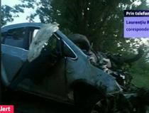 Masina lui Dan Condrea, distrusa in accident