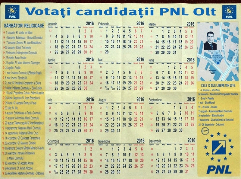 Calendar Balasa, candidat primaria Slatina, fata