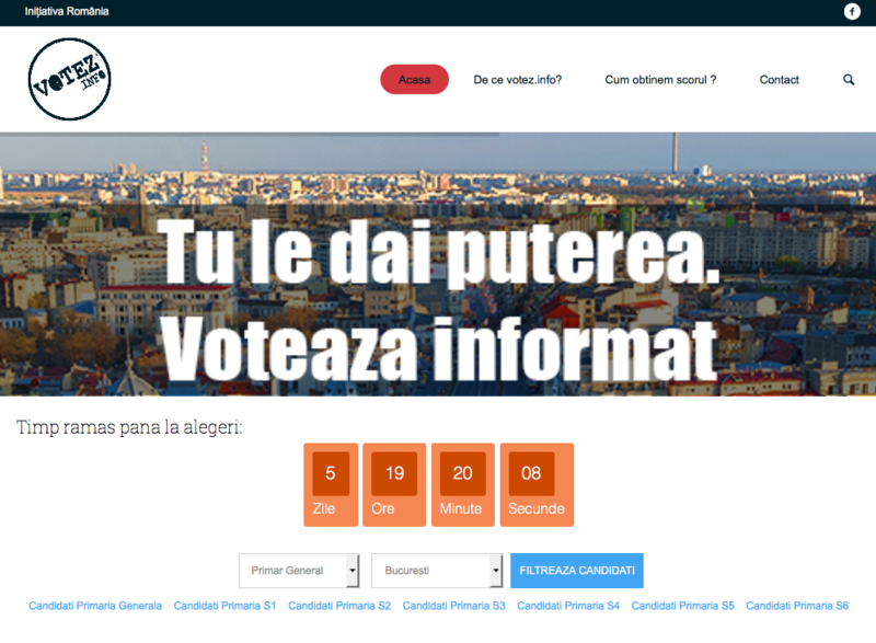 Votez.info, o platforma pentru alegatorii din Bucuresti