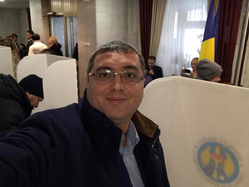 Renato Usatii, selfie la vot