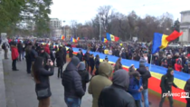 Protest la Chisinau, dupa alegerile prezidentiale