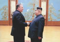 Mike Pompeo si Kim Jong-un