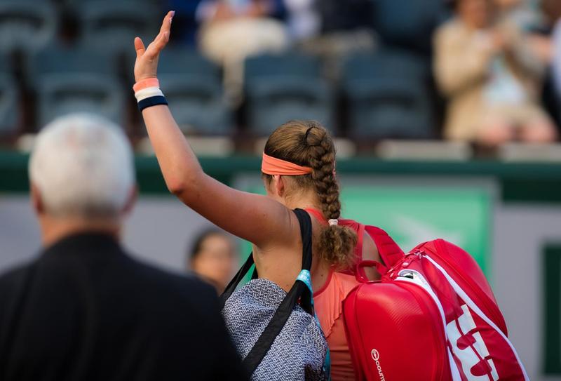 Jelena Ostapenko, eliminata in primul tur la Roland Garros