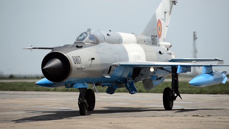 MiG 21 LanceR C la baza Mihail Kogalniceanu