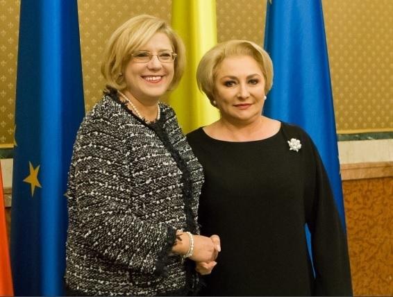 Viorica Dancila si Corina Cretu