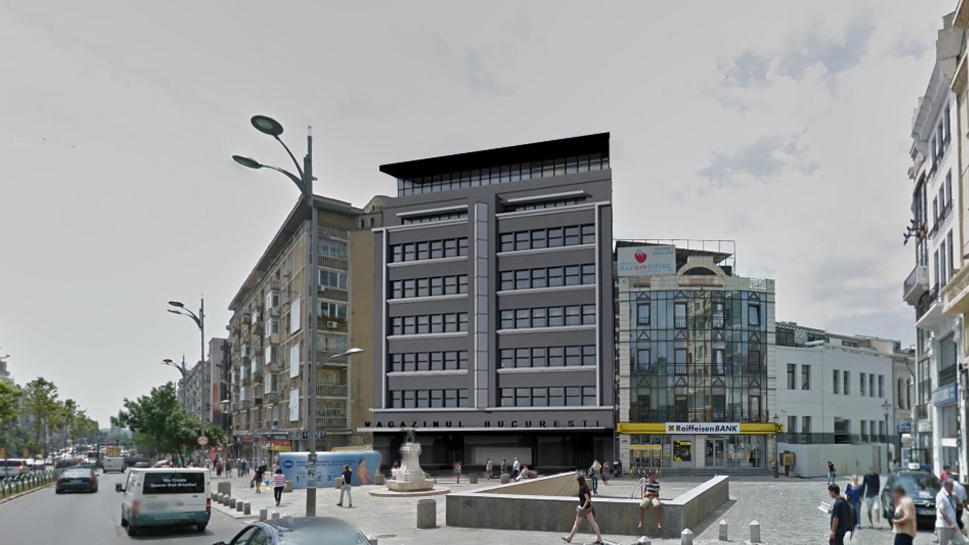 FOTO Cum Va Ar ta Noua Cl dire A Magazinului Bucure ti Din Centrul 