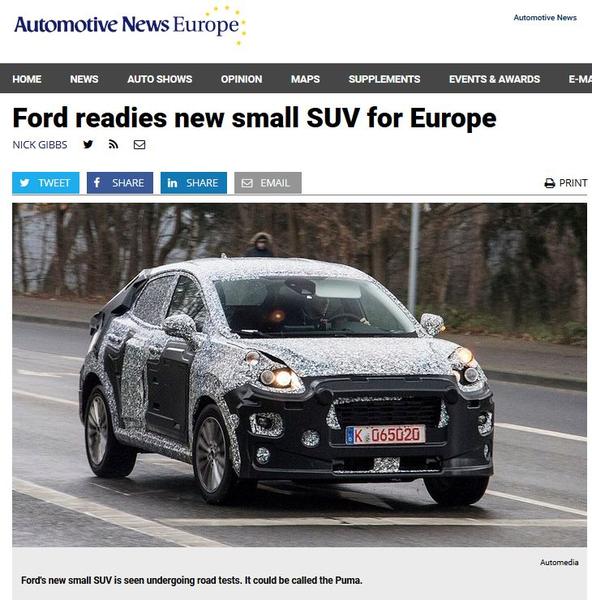 Contain Employee Destroy Ford ar putea produce la Craiova un SUV numit Puma - presă - HotNews.ro