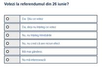 Sondaj Referendum 26 mai