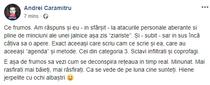 Andrei Caramitru - comentarii despre ziaristi