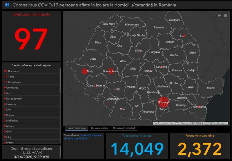 Tablou Interactiv Coronavirus In Romania Situația Actualizată Din