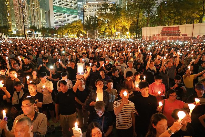 Comemorarea Masacrului din Piata Tiananmen, Hong Kong