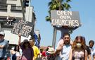 Protest in California impotriva restrictiilor din pandemie