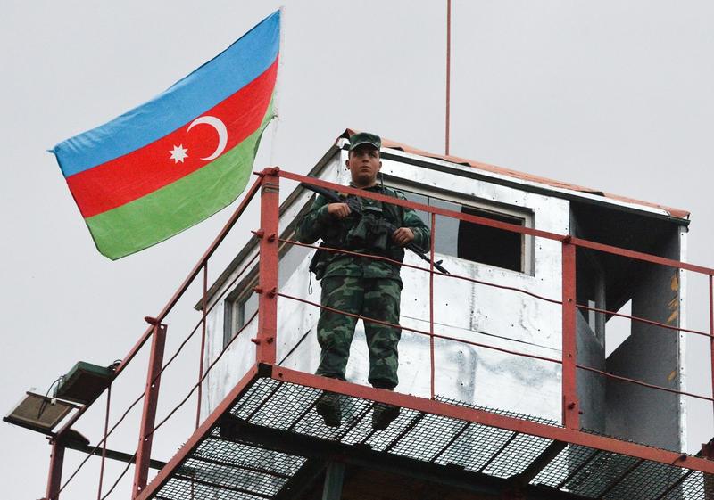 Soldat din Azerbaidjan in Nagorno Karabah