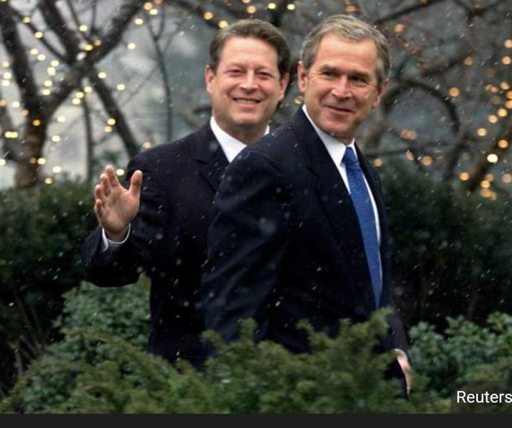 George W Bush si Al Gore (screenshot) 