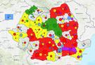 Harta mandatelor de parlamentar din fiecare judet - alegeri 2020