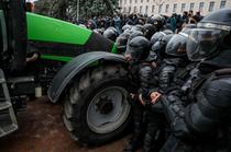 Protest fermieri Chisinau