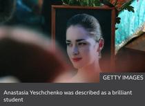Anastasia Yeschchenk, victima istoricului (Screenshot)