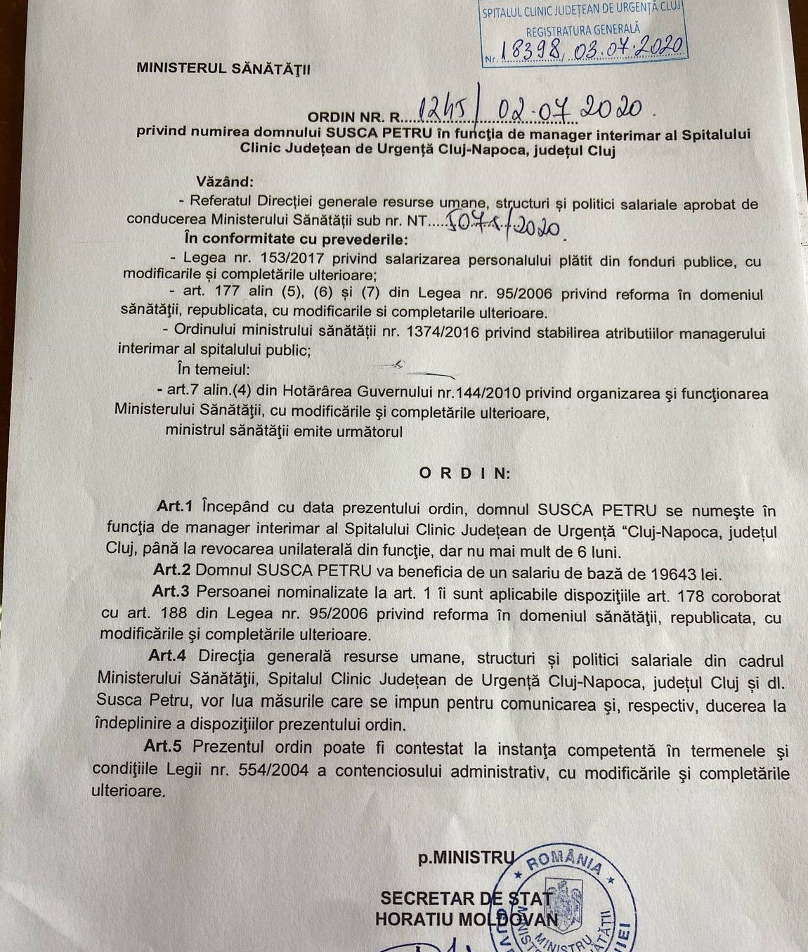 Movement Occurrence Russia DOCUMENT Cine este primul manager de spital schimbat de Vlad Voiculescu:  Cum a fost demis și de Nelu Tătaru și repus în funcție după câteva ore, în  aceeași zi - HotNews.ro