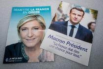 Pliante electorale ale lui Macron si Le Pen