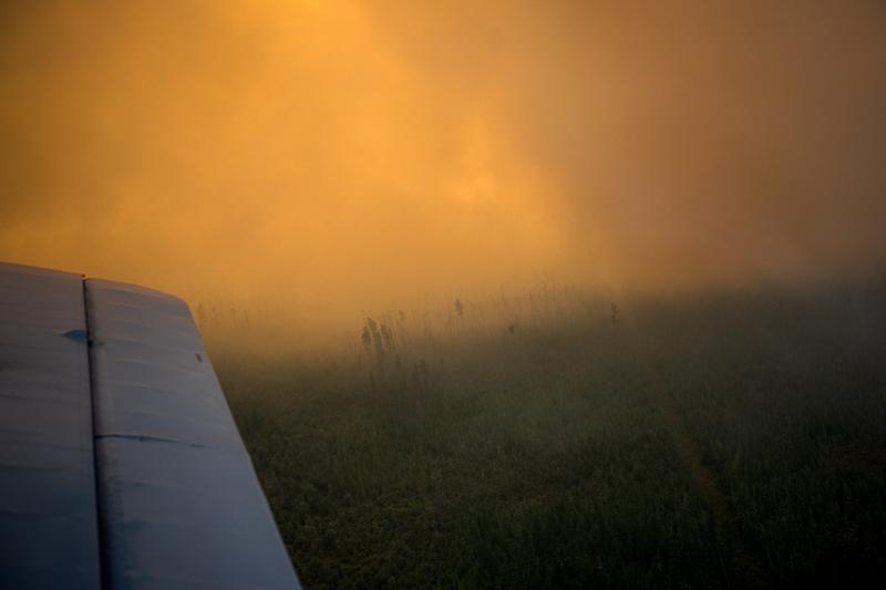 Incendiile forestiere au degajat nori grosi de fum in Siberia
