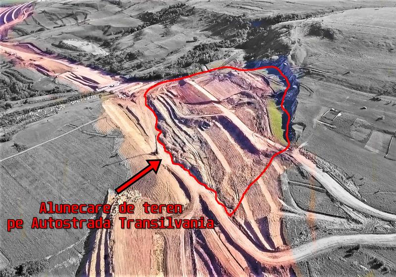 Alunecarea de teren de pe Autostrada Transilvania