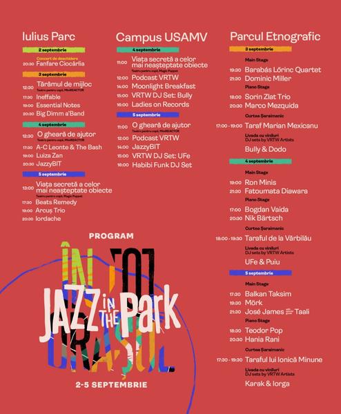 Program Jazz in the Park 2021