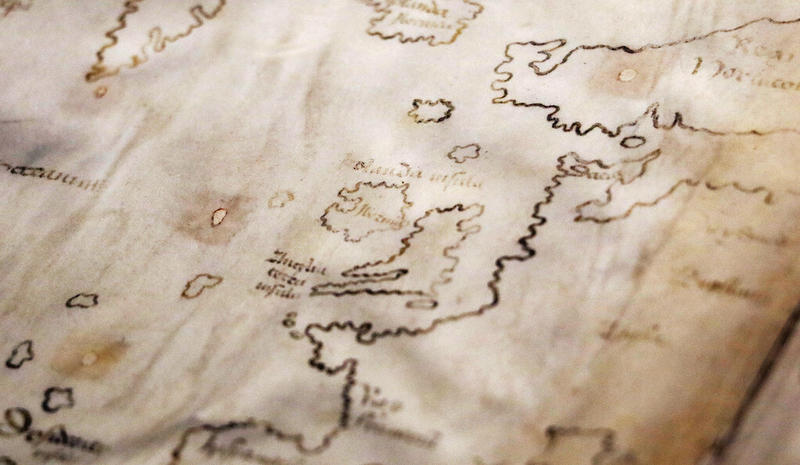 Detaliu de pe Vinland Map