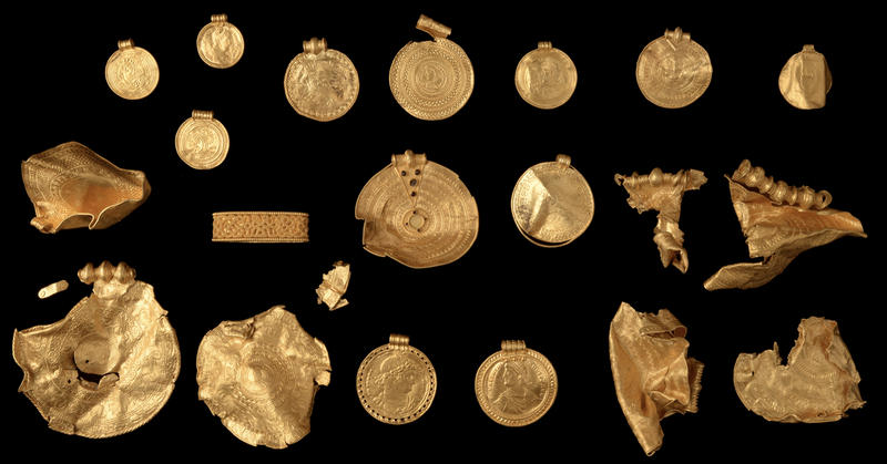 Comoara de aur descoperita in Danemarca