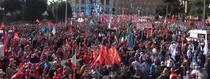 Manifestatie antifascista la Roma