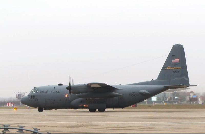 Avionul C-130H Hercules, donat de SUA catre România