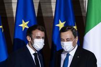 Emmanuel Macron si Mario Draghi