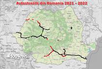 Autostrazile din Romania - 2021-2022