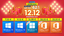 Vânzarea Big Double 12: Office 2021 Mai puțin de 15 EUR, Windows 10 pentru 7 EUR
