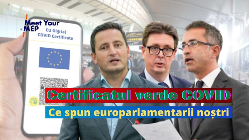 Certificatul verde covid-dezbatere europarlamentri