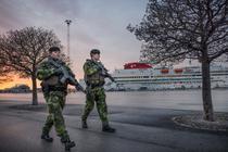 Militari pe insula Gotland