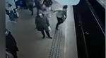 francez imping femeie in fata metroului in Belgia