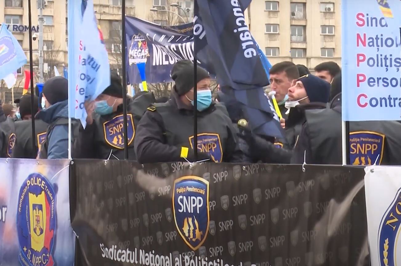 ​Polițiștii protestează miercuri la Ministerul Muncii: cer salarii mai mari
