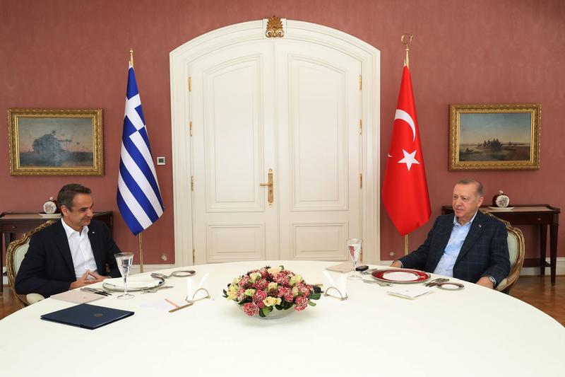 Kyriakos Mitsotakis și Recep Tayyip Erdogan s-au întâlnit la Istanbul