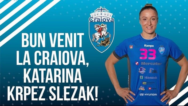 Katarina Krpez Slezak, noua jucatoare a echipei SCM Craiova