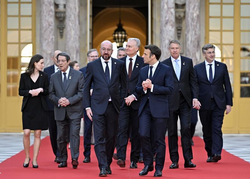 Lideri europeni: Charles Michel, in primul rand, alaturi de Emmanuel Macron