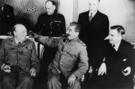 Winston Churchill si Iosif Stalin în 1944