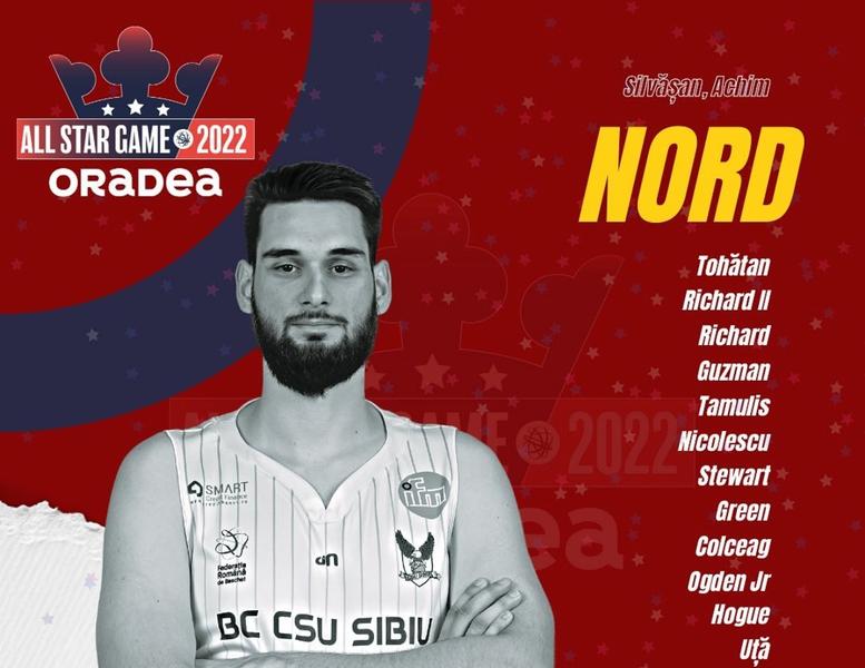Nordul a invins Sudul în All Star Game-ul baschetului romanesc