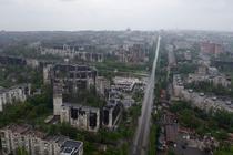 Vedere aeriana asupra orasului Mariupol