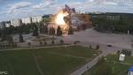 Casa de Cultură din Lozova, recent reconstruită, lovită cu rachete de ruși