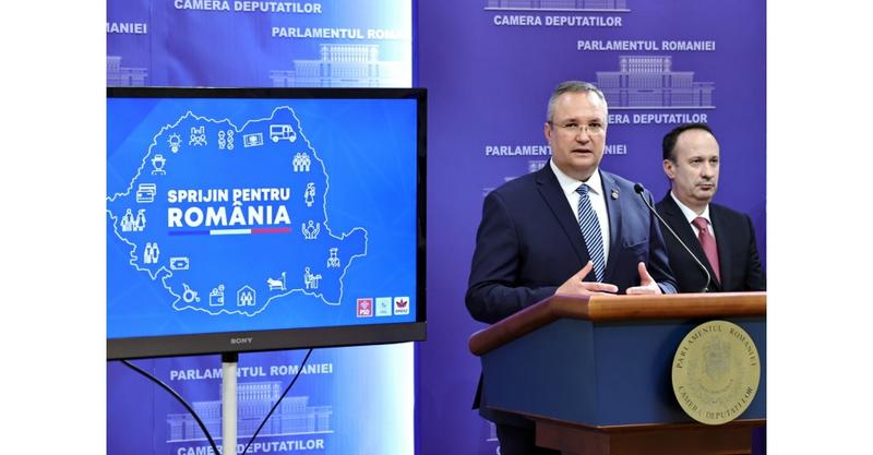 Nicolae Ciuca la lansarea programului „Sprijin pentru Romania”
