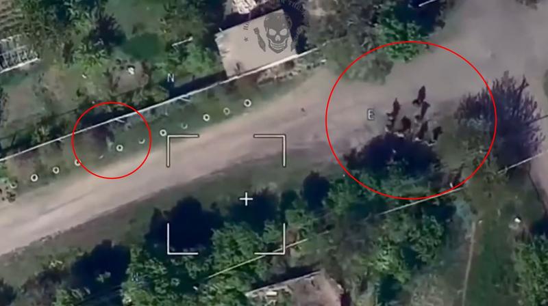 Atacul unei drone kamikaze rusesti