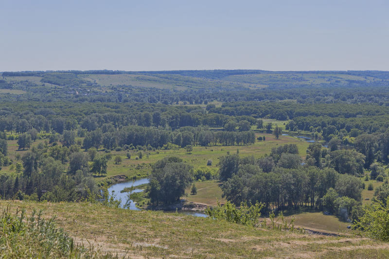 Valea râului Severski Doneț din regiunea Izium